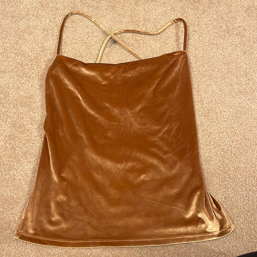 NWT Express Gold top size XXS